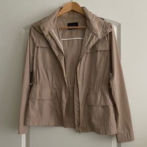 ZARA Beige/Tan Trench Hood Jacket
